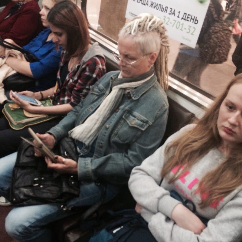 Модники из российского метрополитена
