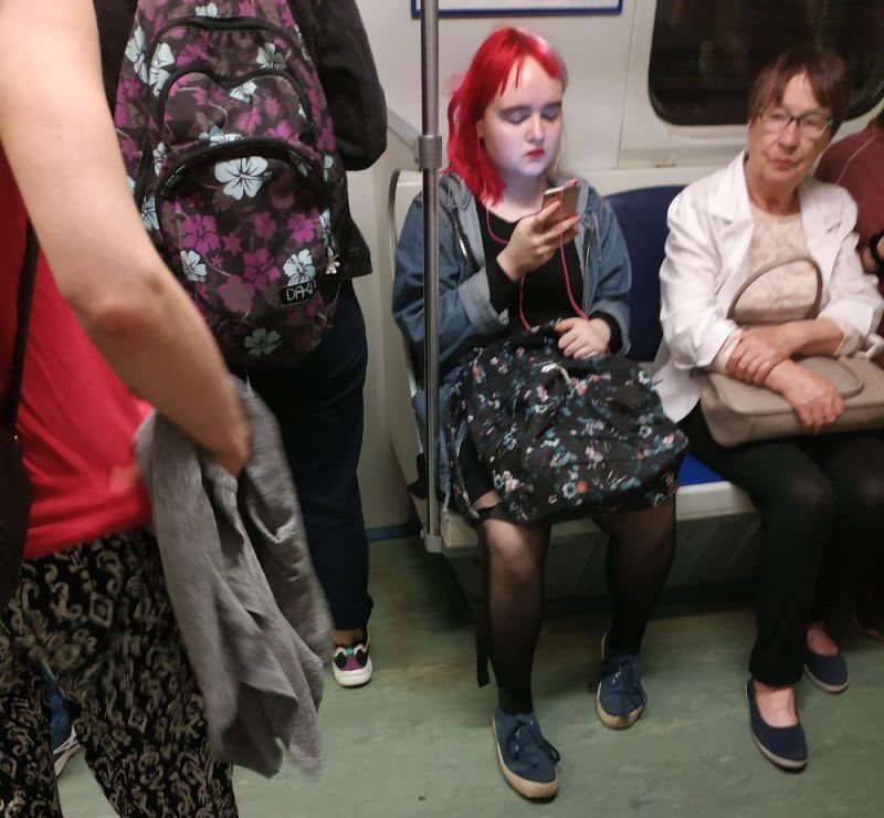 Модники из российского метрополитена