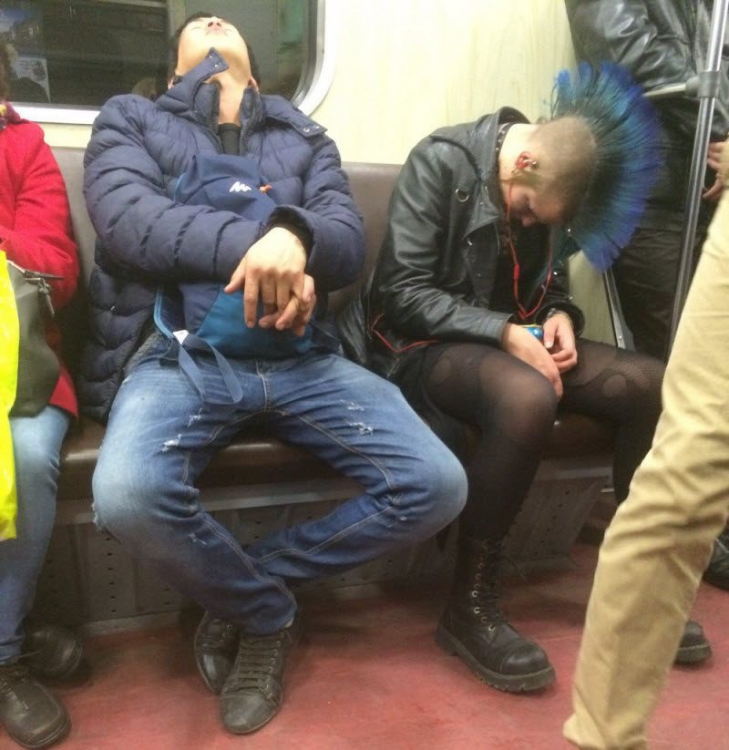 Модники из российского метрополитена