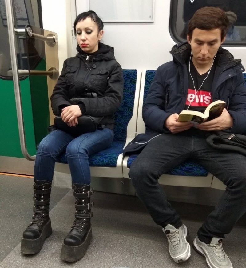 Модники из российского метрополитена