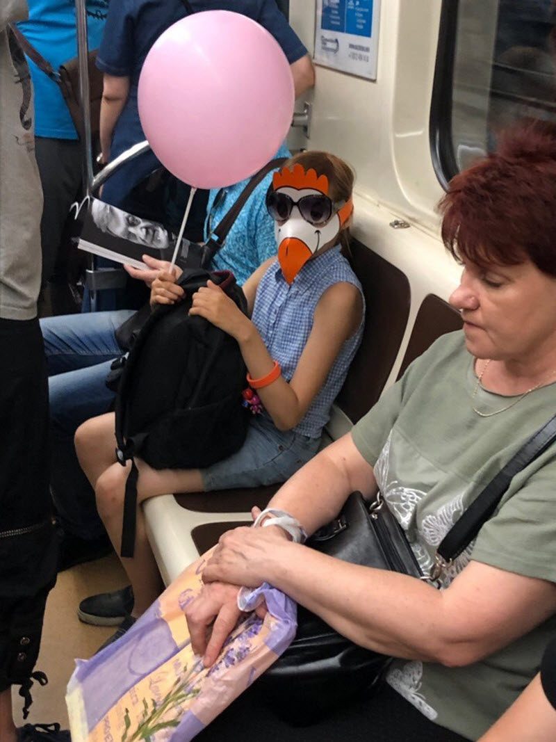 Модники из российского метрополитена