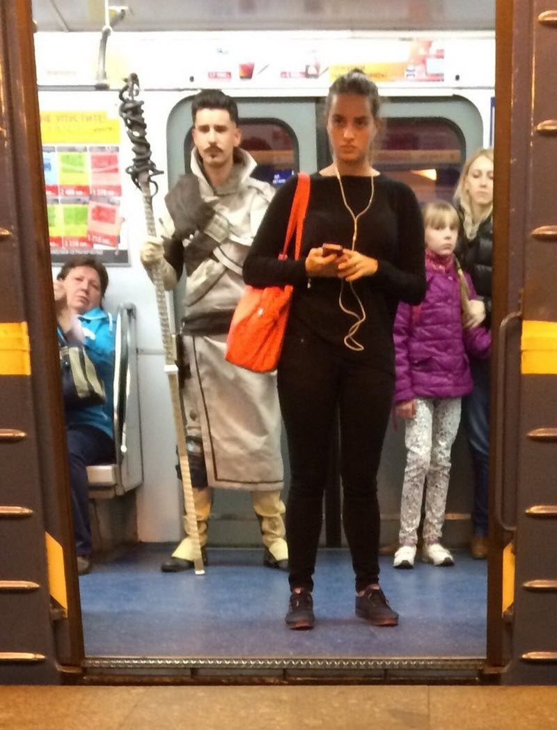 Модники из российского метрополитена