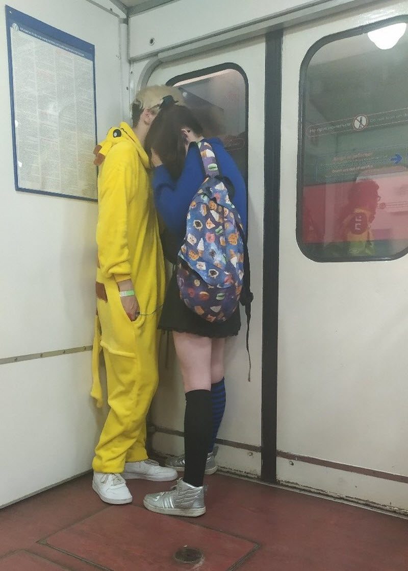 Модники из российского метрополитена