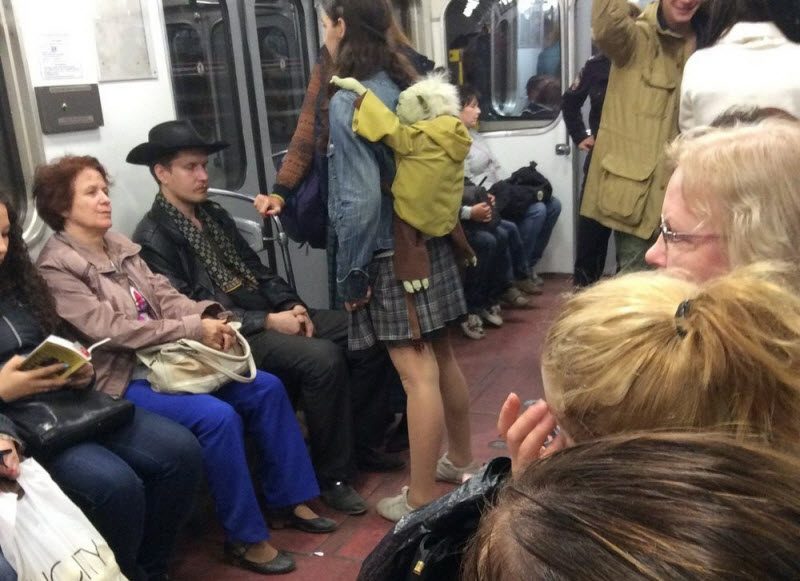 Модники из российского метрополитена