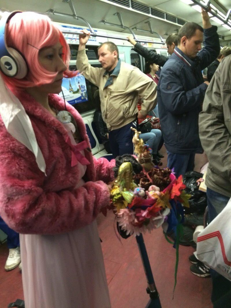 Модники из российского метрополитена