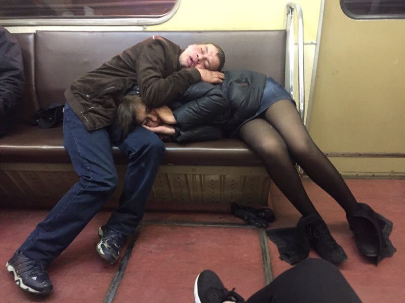 Модники из российского метрополитена
