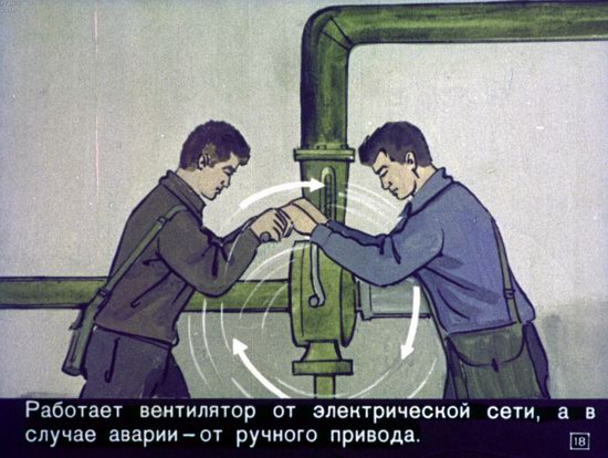 Диафильм 1970 года для школьников. Как выжить в условиях ядерной войны