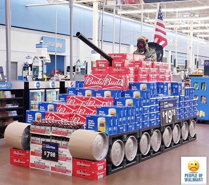 Экстравагантные покупатели Walmart