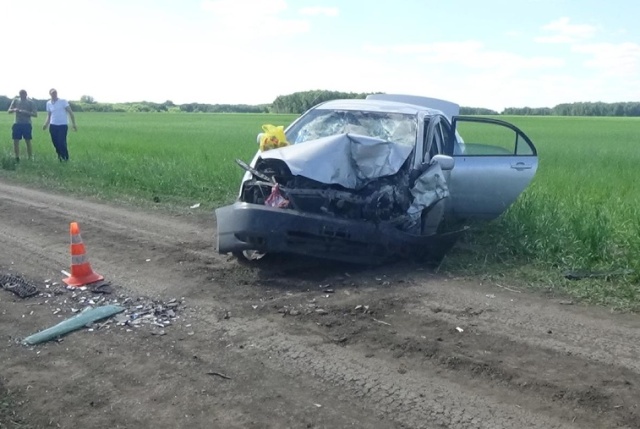 Авария на пустой дороге