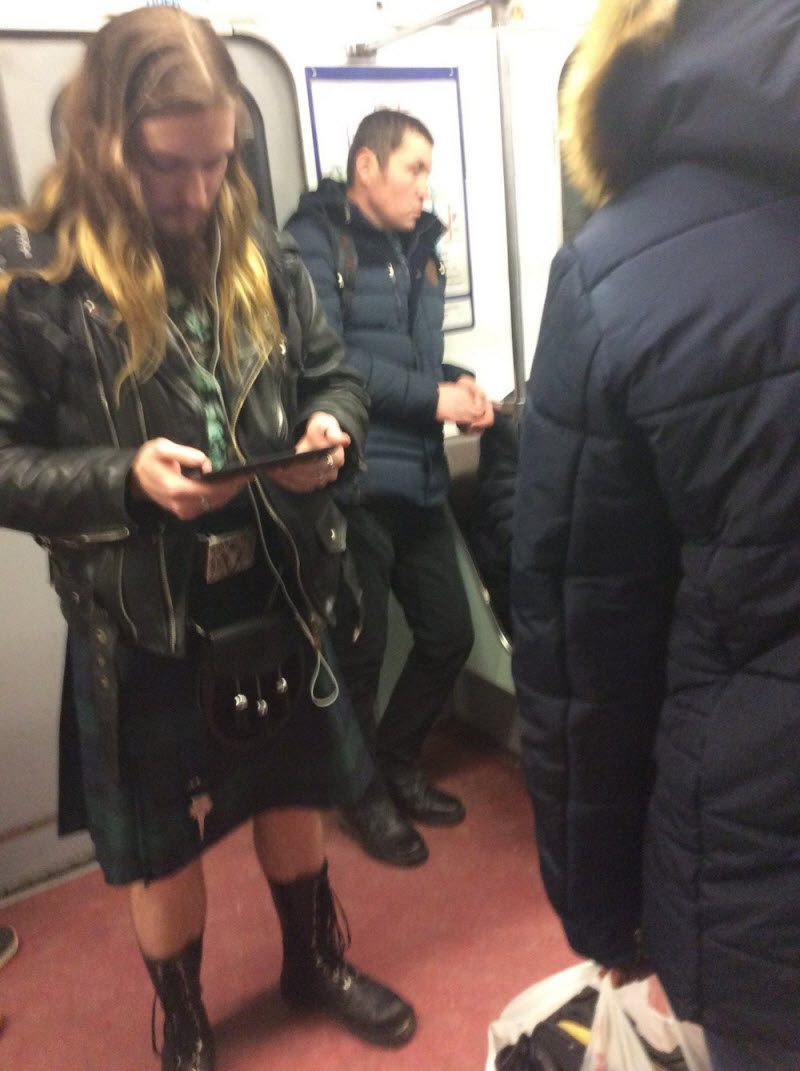 Модники из российского метрополитена