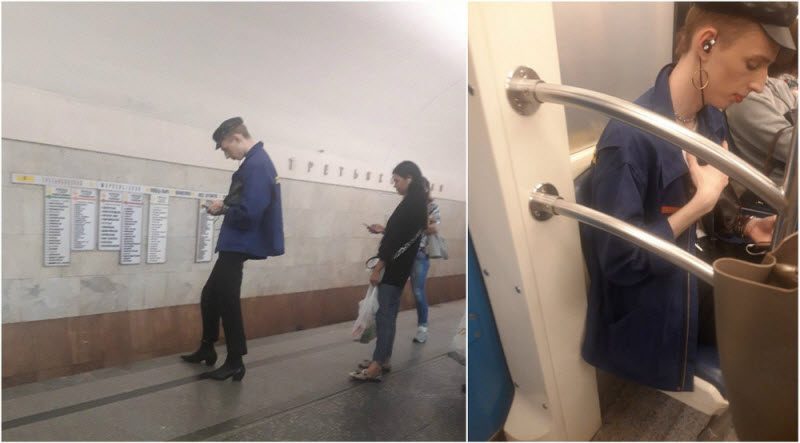 Модники из российского метрополитена