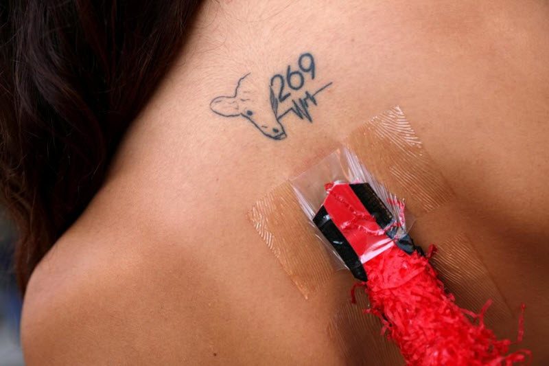 Полуголый протест против корриды