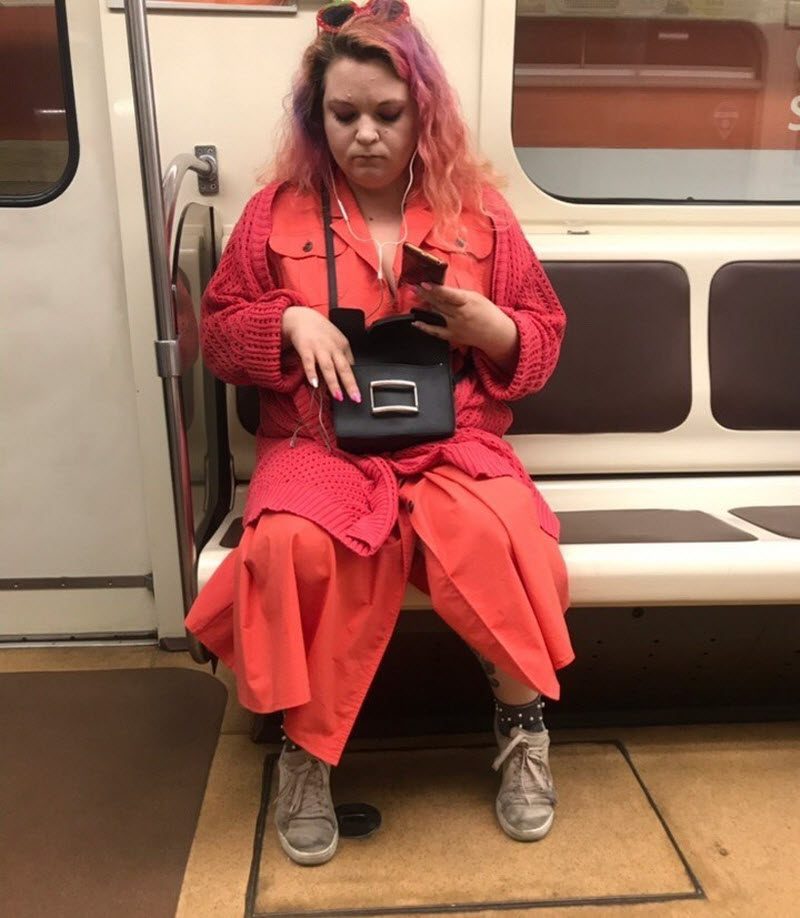 Модники из российского метрополитена