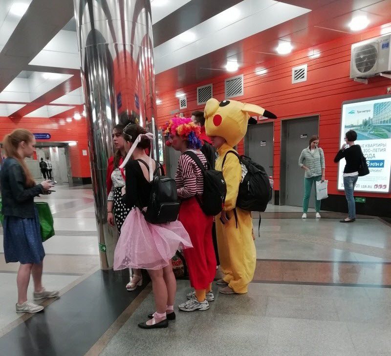 Модники из российского метрополитена