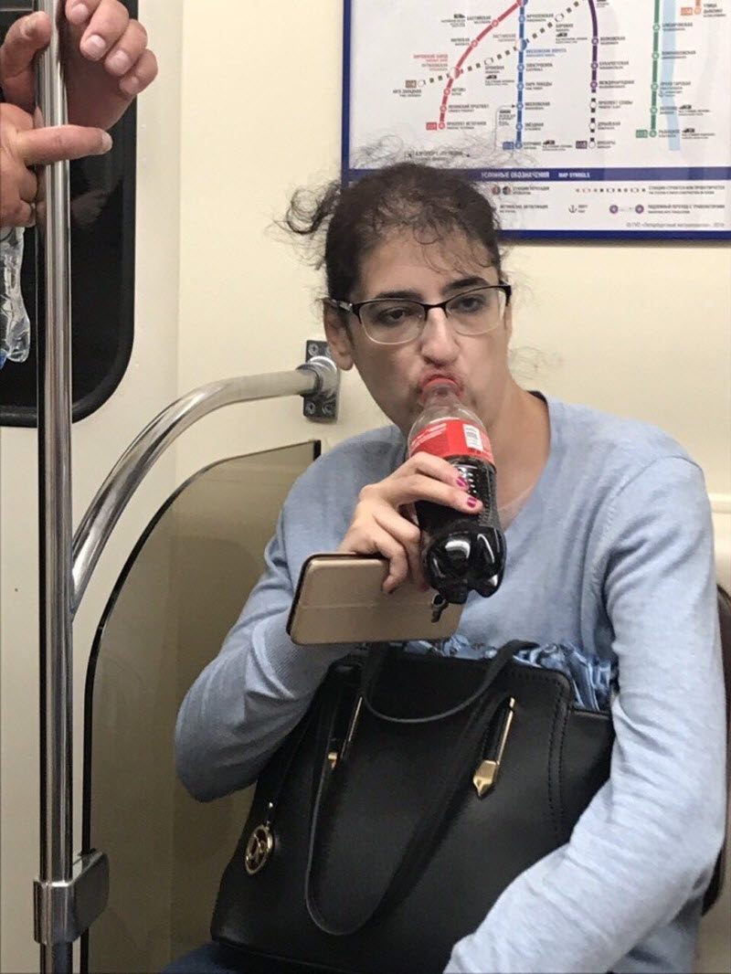 Модники из российского метрополитена