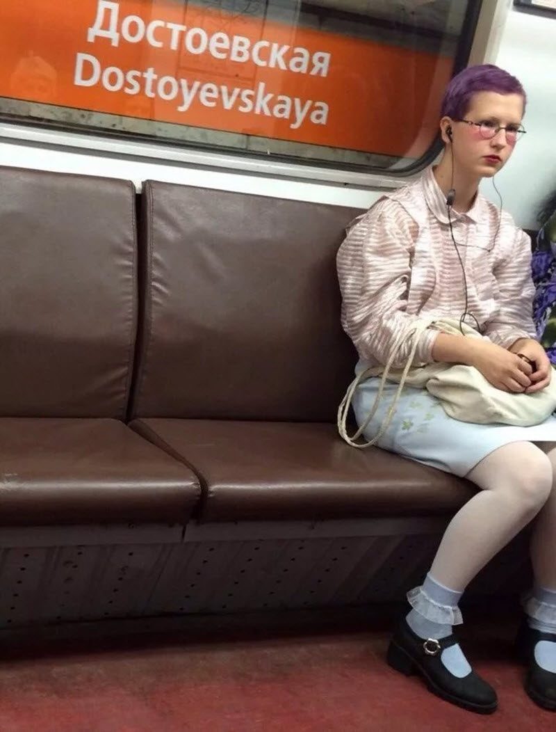 Модники из российского метрополитена