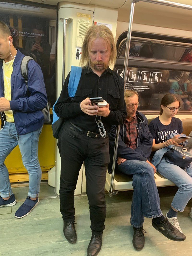 Модники из российского метрополитена