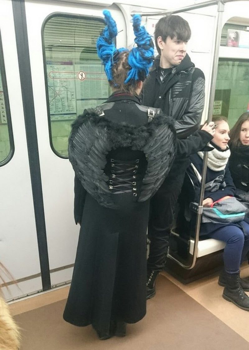 Модники из российского метрополитена