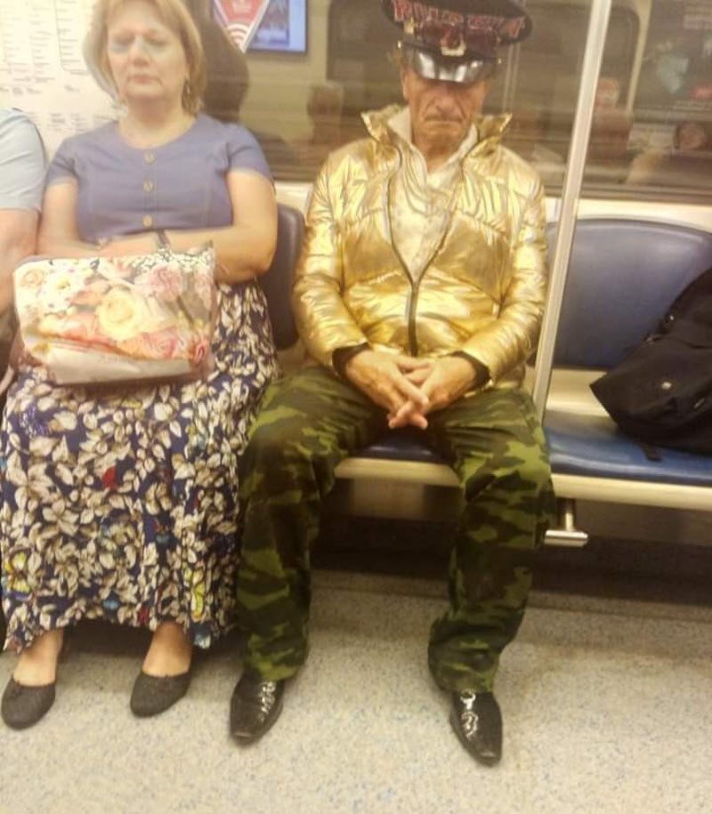 Модники из российского метрополитена