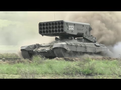  ТОС-1 Буратино на учениях