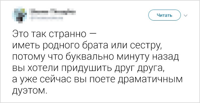 Забавные твиты о конфликтах братьев и сестер