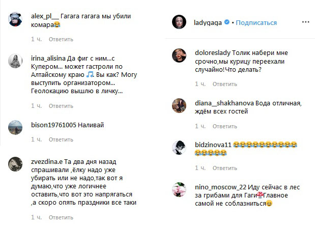 Безумие из Instagram Леди Гаги