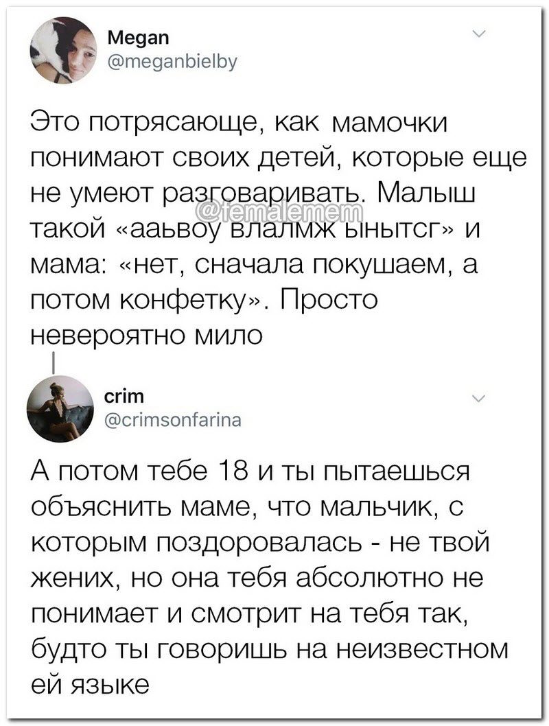 Забавные комментарии из социальных сетей 23.07.19