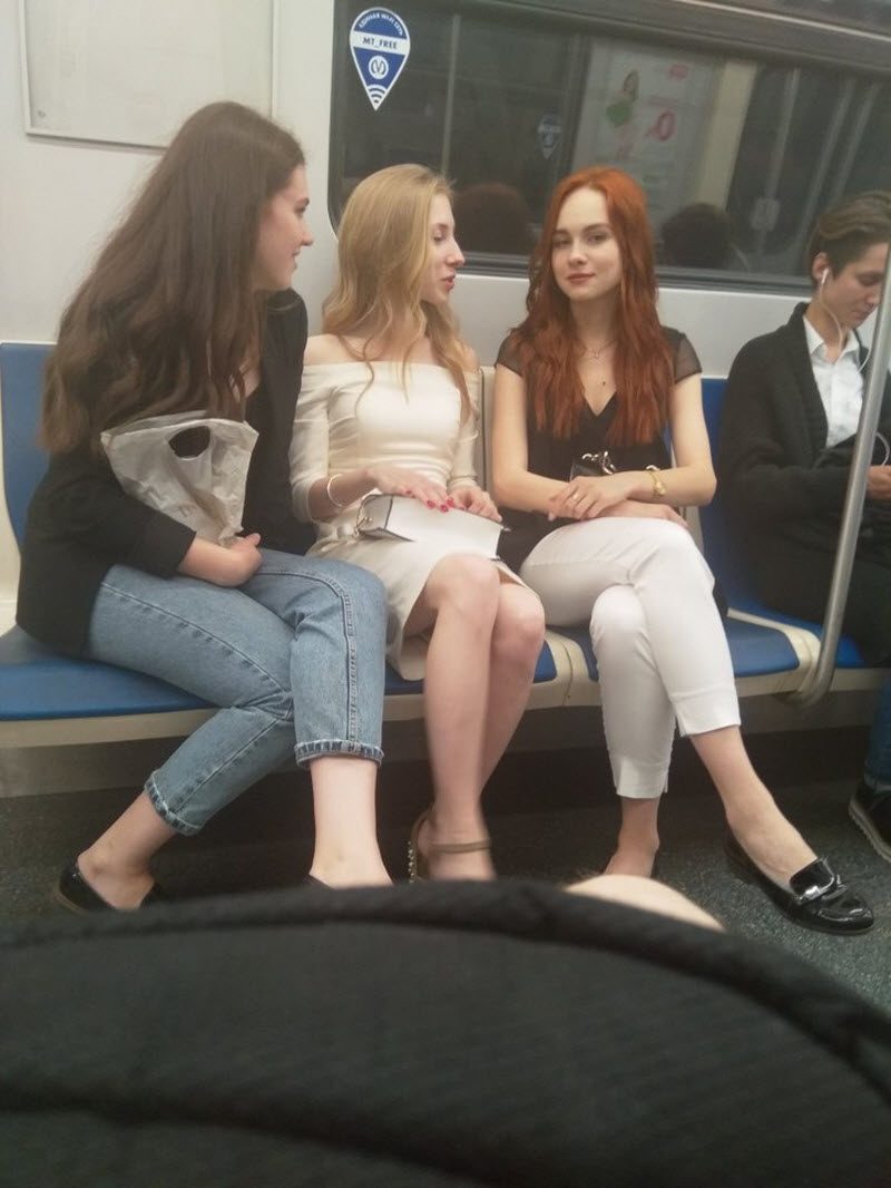 Модники из российского метрополитена