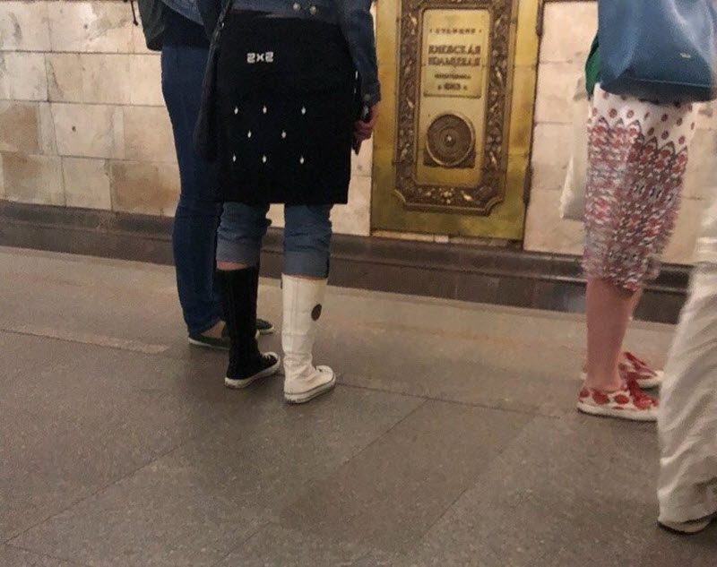 Модники из российского метрополитена