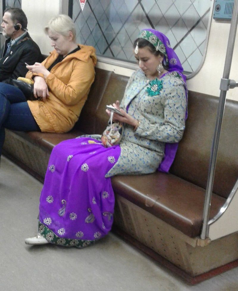 Модники из российского метрополитена