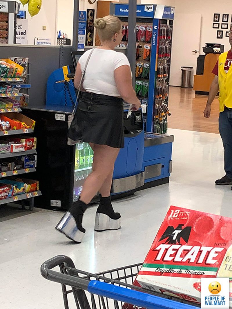 Экстравагантные покупатели Walmart