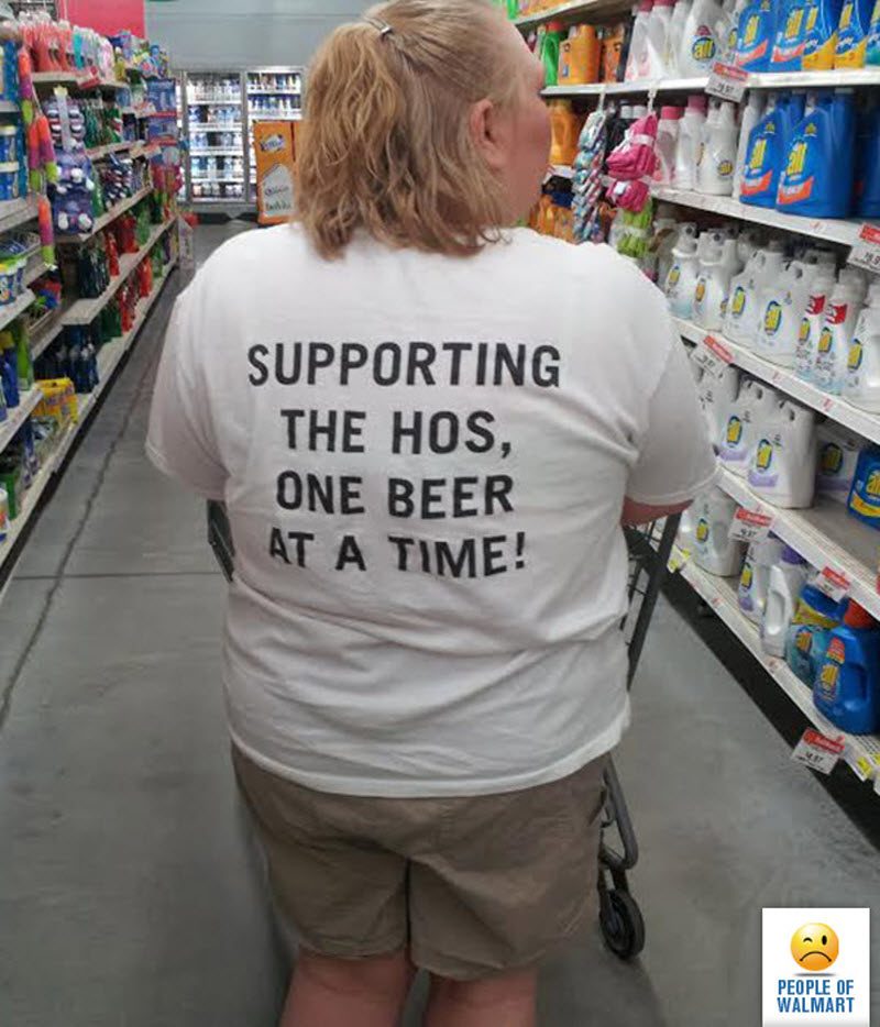 Экстравагантные покупатели Walmart