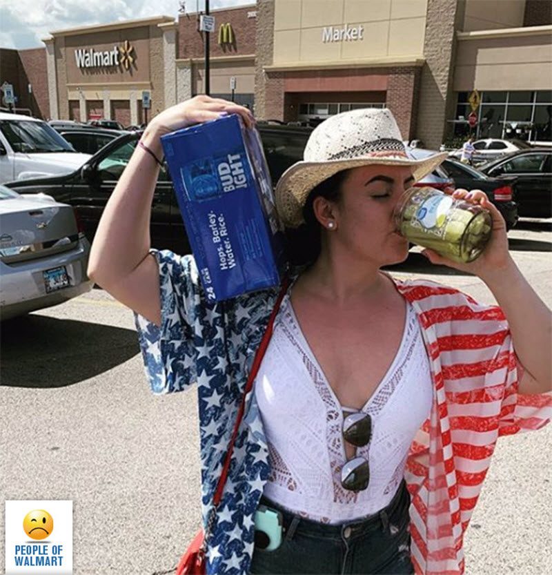Экстравагантные покупатели Walmart