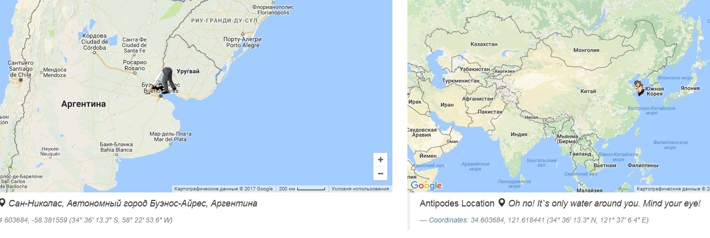 Появилась интерактивная карта, которая покажет, где окажешься, если прокопаешь туннель сквозь Землю Появилась интерактивная карта, которая покажет, где окажешься, если прокопаешь туннель сквозь Землю