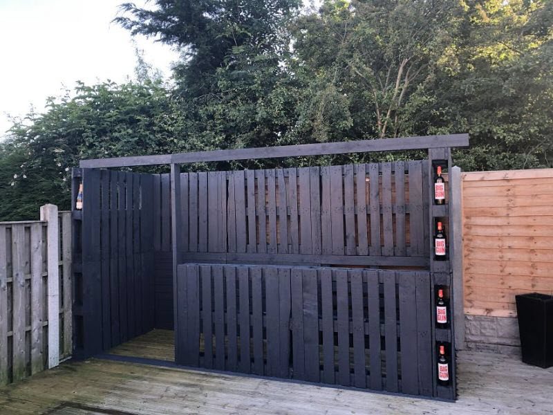 Домашний стильный бар из поддонов за 2 дня