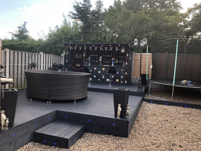 Домашний стильный бар из поддонов за 2 дня