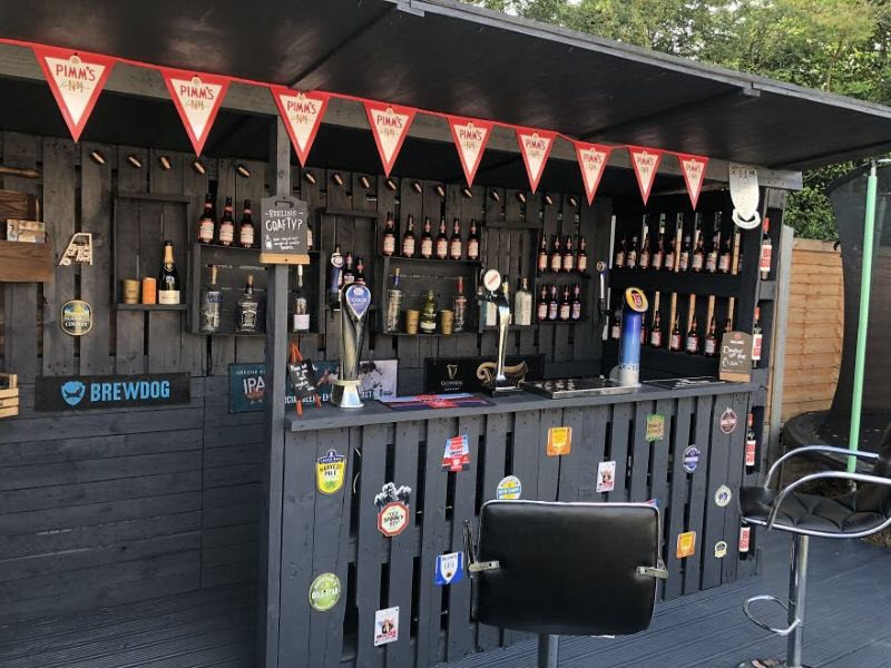 Домашний стильный бар из поддонов за 2 дня