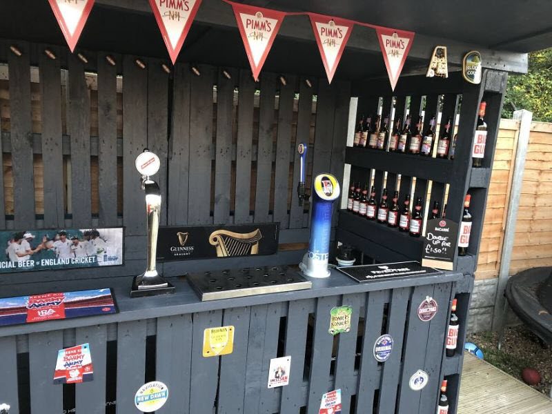 Домашний стильный бар из поддонов за 2 дня