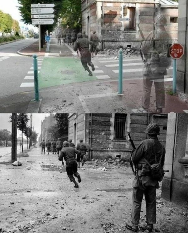 Воссоединяя старые и современные фотографии
