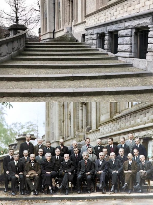 Воссоединяя старые и современные фотографии