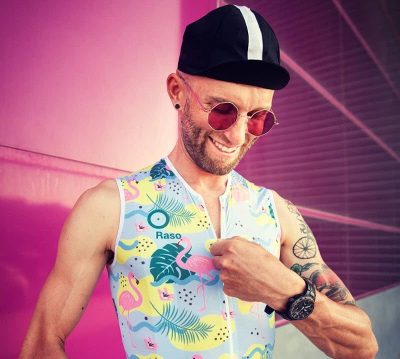 Ноги велогонщика Томаша Марчинского