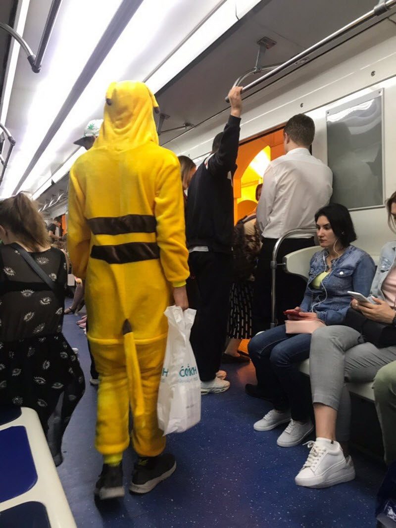 Модники из российского метрополитена