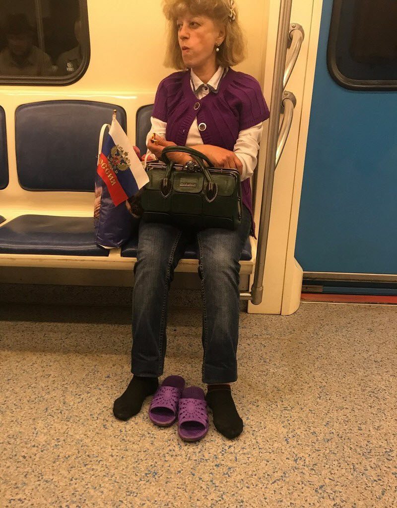 Модники из российского метрополитена