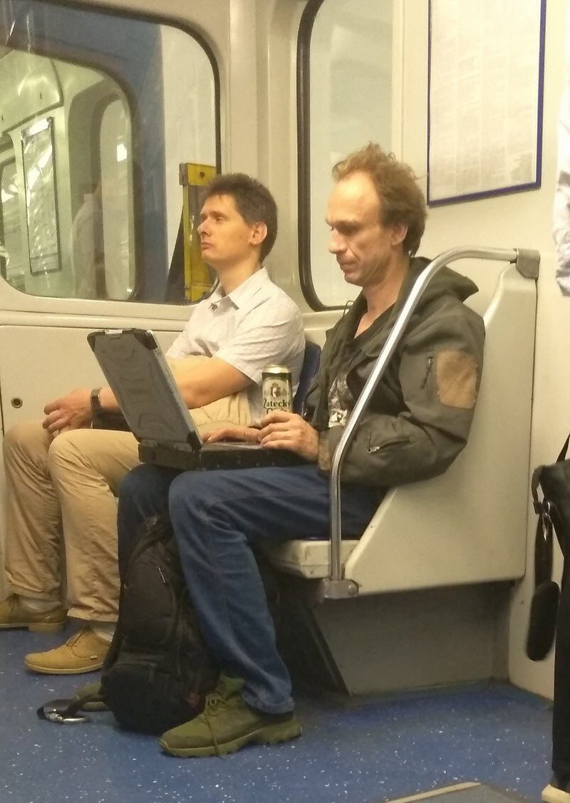 Модники из российского метрополитена