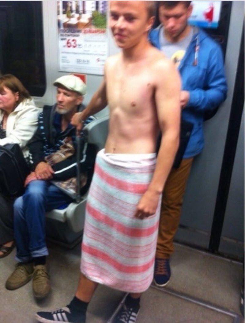 Модники из российского метрополитена