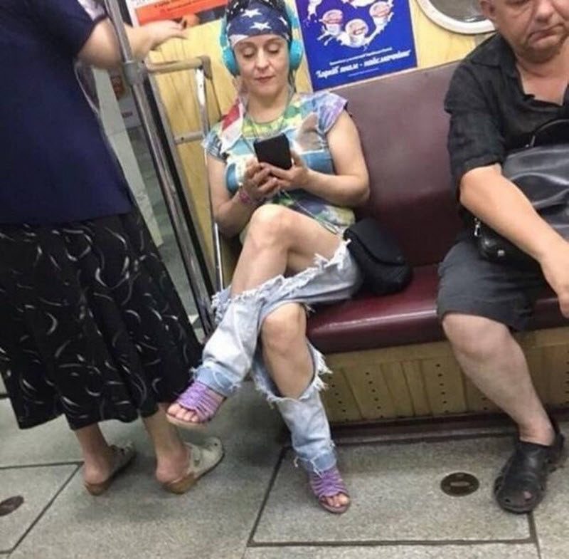 Модники из российского метрополитена