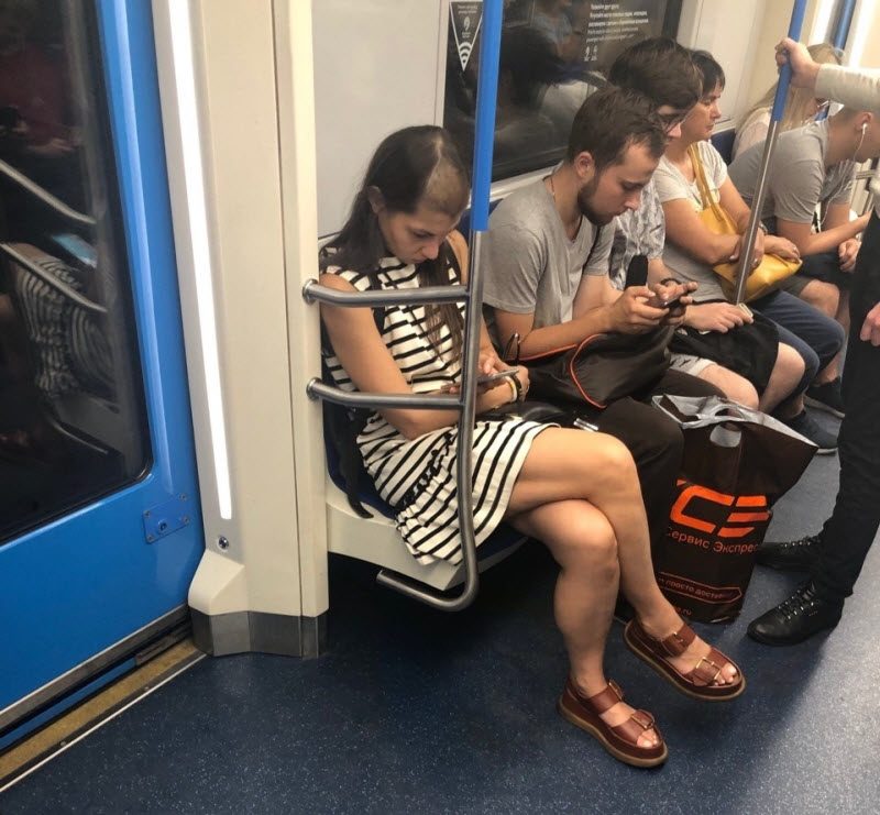 Модники из российского метрополитена