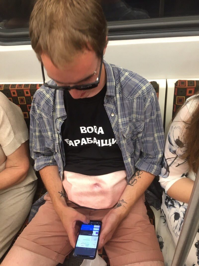 Модники из российского метрополитена