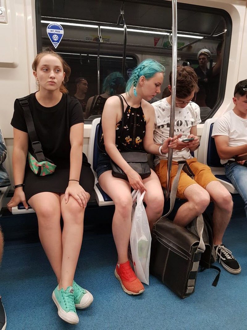 Модники из российского метрополитена