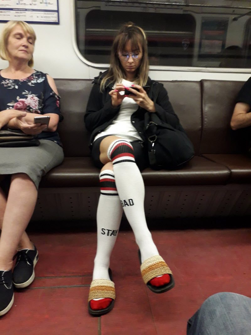 Модники из российского метрополитена